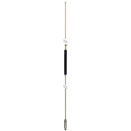 Hustler Hustler HQ27MAGNUM 55 in. Heavy Duty Center Load Stainless Steel CB Antenna HQ27MAGNUM